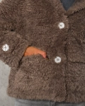 Палто Winter Teddy, Кафяв Цвят