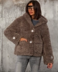 Палто Winter Teddy, Кафяв Цвят