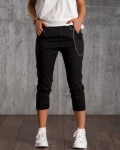 Astronomy Trousers With A Chain, Black Color