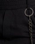 Astronomy Trousers With A Chain, Black Color