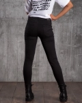 Electra Trousers With Buttons, Black Color