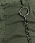 Costa Rica Trousers With Chain Accent, Green Color