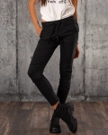 Avalanche Drawstring Trousers, Black Color