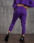 Air Sweatpants With Print, Purple Color