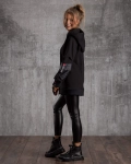 Sorella Faux Leather Trousers, Black Color