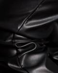 Eye Candy Faux Leather Trousers, Black Color