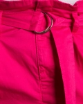 Piña Colada Trousers With "Paper Bag" Waist, Pink Color