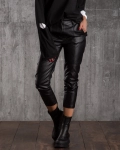 Incredible Faux Leather Trousers, Black Color