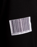 Label Casual Trousers, Black Color