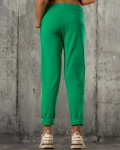 Popcorn Trousers, Green Color