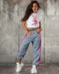 Neon Sign Trousers, Pink Color