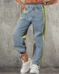 Neon Sign Trousers, Yellow Color