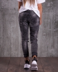 Shameless Distressed Jeans, Grey Color
