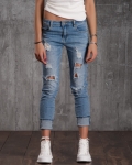 Vortex Ripped Jeans, Blue Color