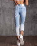 Webster Distressed Jeans, Blue Color