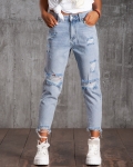 Tonic Distressed Jeans, Blue Color