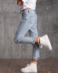 Tonic Distressed Jeans, Blue Color