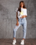 Tonic Distressed Jeans, Blue Color