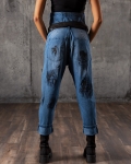 Reaction Jeans With A Belt, Blue Color