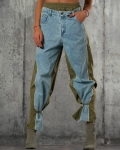 Back To The Future Combo Jeans, Blue/Black Color