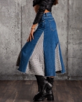 Marissa Midi Skirt, Blue Color