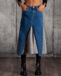 Marissa Midi Skirt, Blue Color