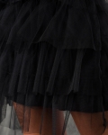 Italica Tulle Skirt, Black Color
