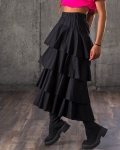 Album Maxi Skirt, Black Color