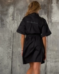 Fill The Void Shirt Dress, Black Color