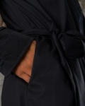 Arabesque Shirt Dress, Black Color