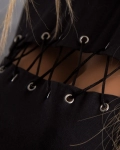 Deluxe T-Shirt Dress, Black Color