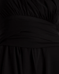 Remarkable One-Shoulder Dress, Black Color