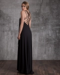 Lilly Maxi Dress, Black Color