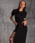 Invoke Maxi Dress, Black Color