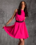 Aventino Dress With A Belt, Pink Color