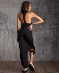 Unique Maxi Dress, Black Color