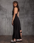 Unique Maxi Dress, Black Color