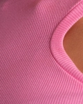 Jennifer Ribbed Dress, Pink Color
