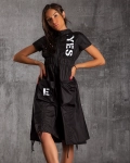 Enigma Dress, Black Color