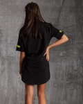 Kiwi T-Shirt Dress, Black Color