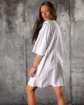 Bennett T-Shirt Dress, White Color