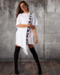 Elinor T-Shirt Dress, White Color