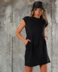 Up To The Moon Dress, Black Color