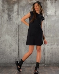 Up To The Moon Dress, Black Color