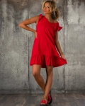 Trilogy Dress, Red Color