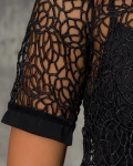 Norma Two-Piece Dress, Black Color