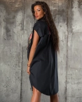 Bittersweet Shirt Dress, Black Color