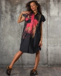 Bittersweet Shirt Dress, Black Color