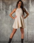 Altea Dress, Beige Color