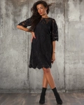 Lira Mini Dress, Black Color